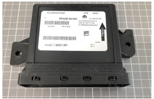 Continental WXRFHM1 FCA WL WS PASE System