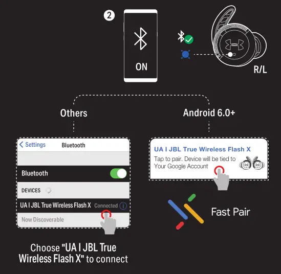 JBL UA True Wireless Flash X PAIRING 2