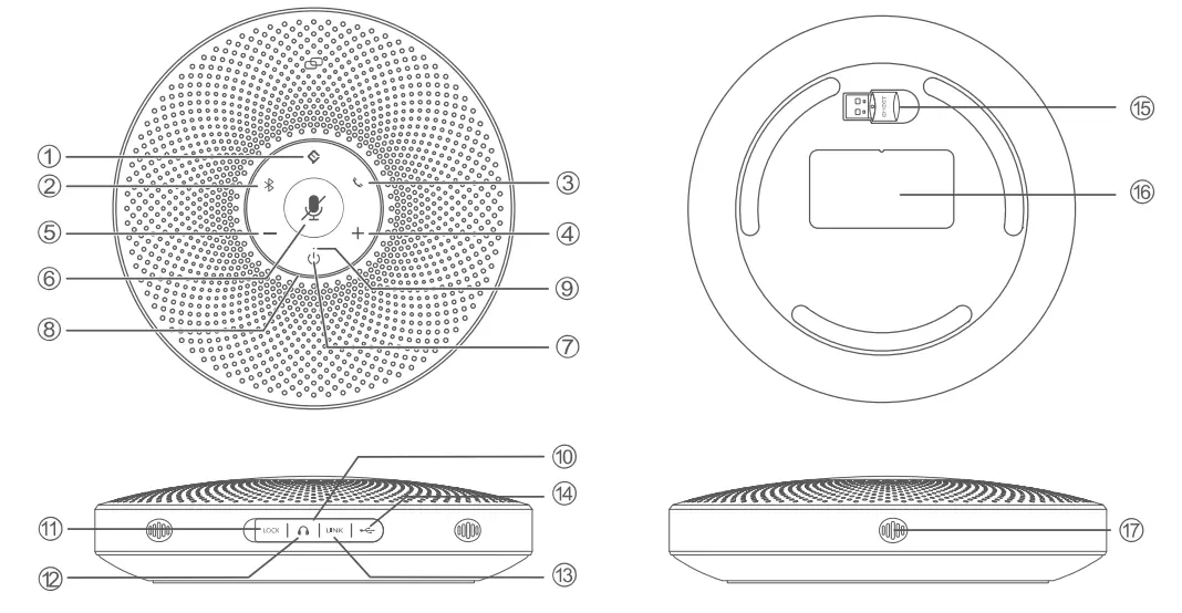 EMEET OfficeCore M2 Max Professional Speaker Phone - fig