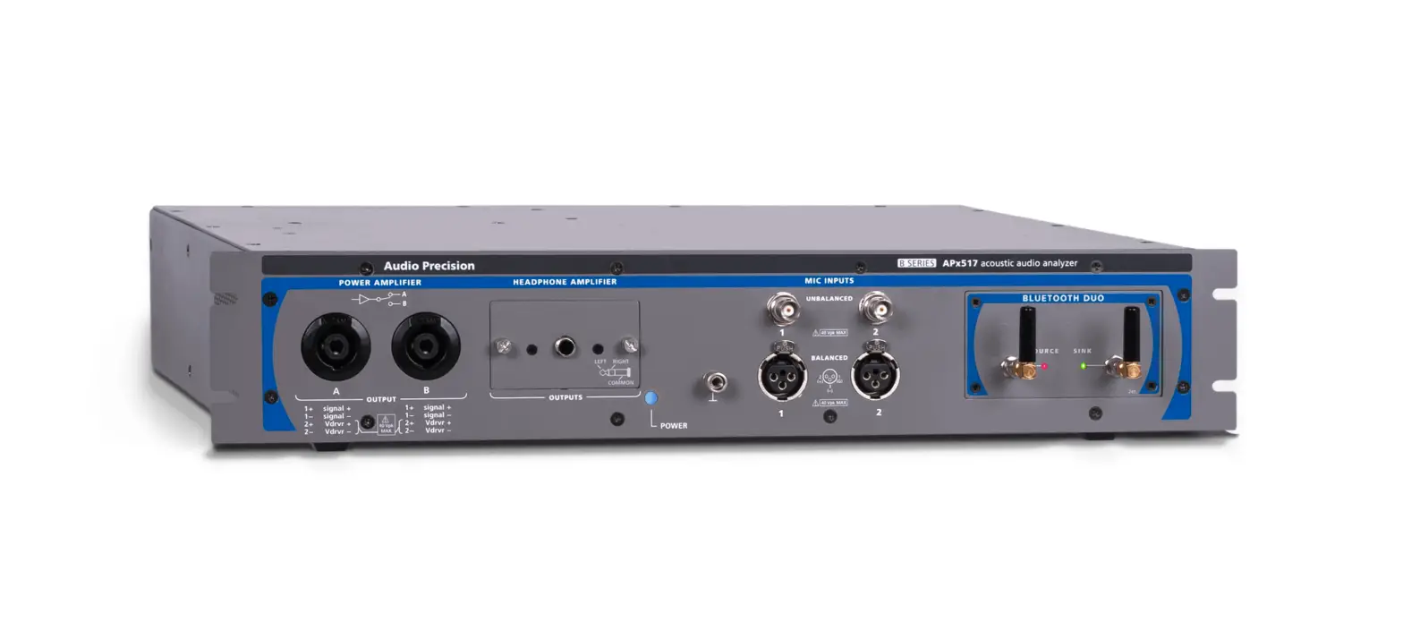 Audio Precision Apx517b Acoustic Analyzer Instructions Audio Precision Apx517b Acoustic Analyzer Instructions