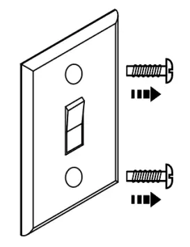 THIRD REALITY Smart Switch Gen3 User Manual Remove screws