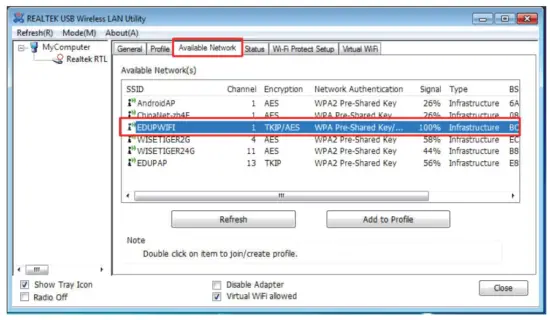 EDUP EPAC1698 USB Wireless Adaptor - fig6