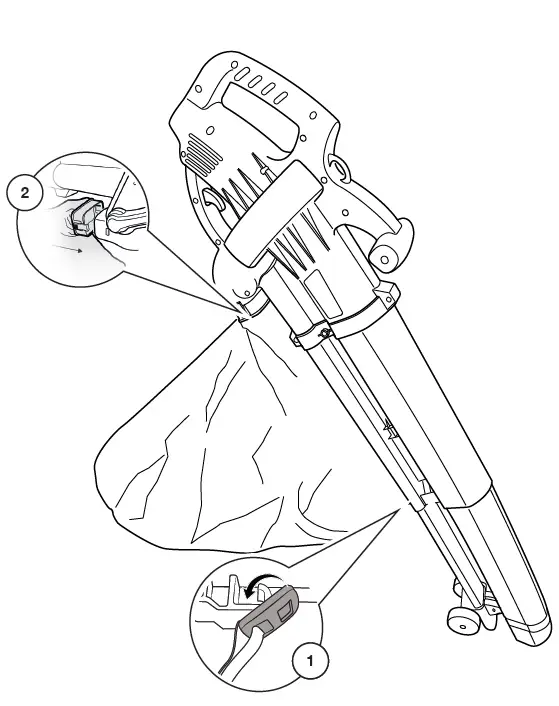 vonhaus 2500105 Collection Bag for 3 in 1 Leaf Blower-FIG 4