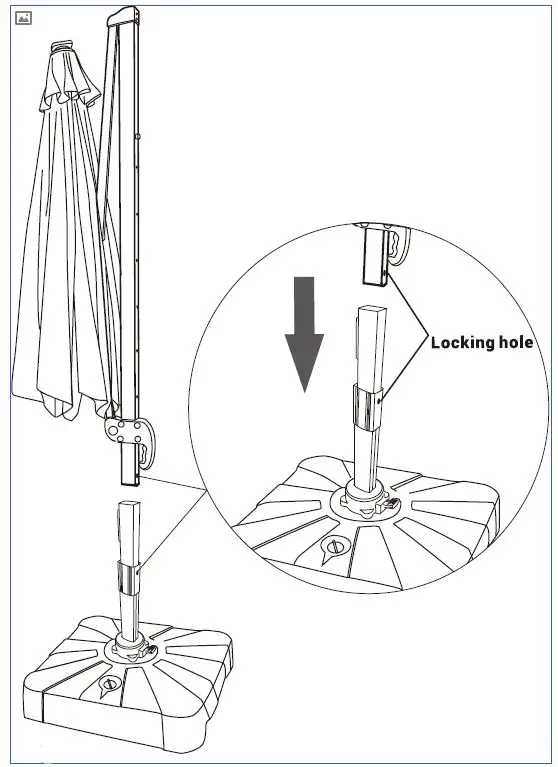Inner Decor DMKUMH710SM31S1-Jed-11-ft- 360-Degree-Rotating-Aluminum-Outdoor-Cantilever-Solar-Lights-Offset-Umbrella-FIG-11