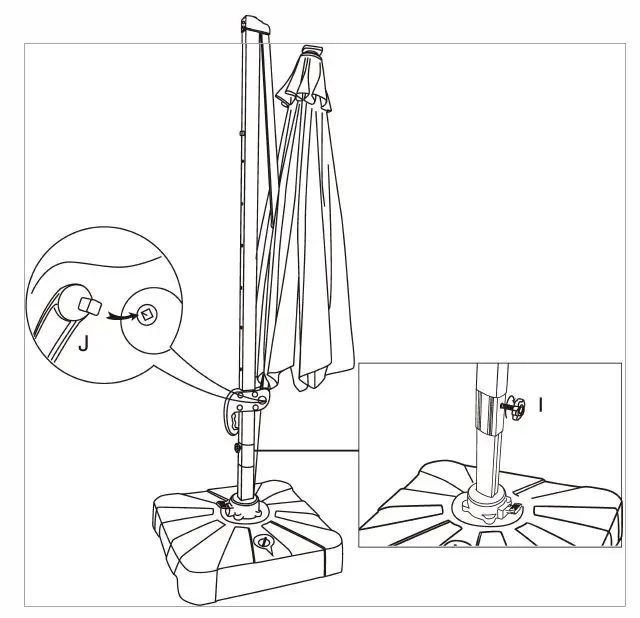 Inner Decor DMKUMH710SM31S1-Jed-11-ft- 360-Degree-Rotating-Aluminum-Outdoor-Cantilever-Solar-Lights-Offset-Umbrella-FIG-12