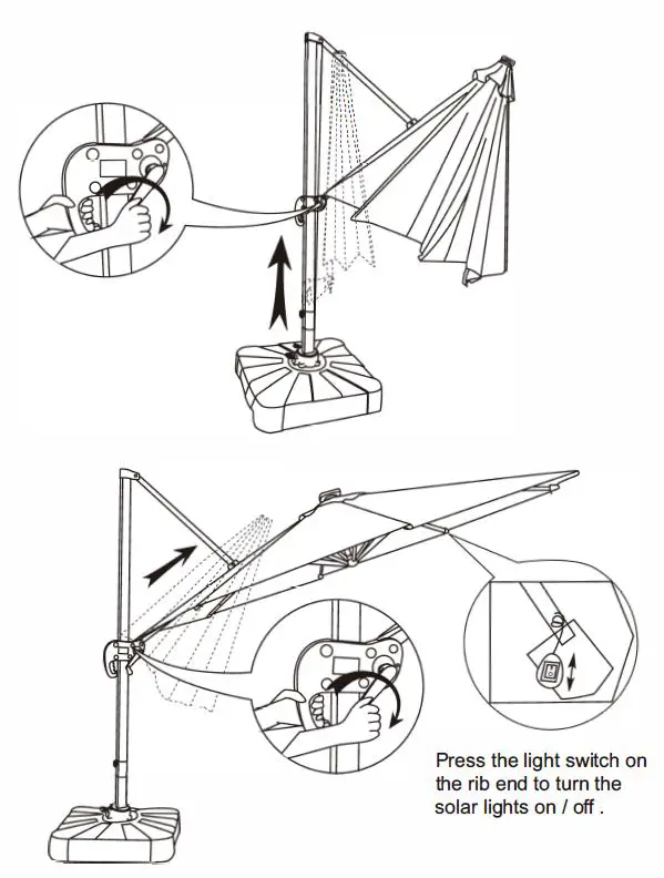 Inner Decor DMKUMH710SM31S1-Jed-11-ft- 360-Degree-Rotating-Aluminum-Outdoor-Cantilever-Solar-Lights-Offset-Umbrella-FIG-13