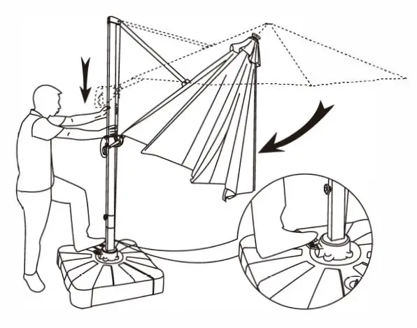 Inner Decor DMKUMH710SM31S1-Jed-11-ft- 360-Degree-Rotating-Aluminum-Outdoor-Cantilever-Solar-Lights-Offset-Umbrella-FIG-16