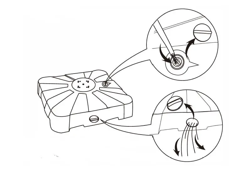 Inner Decor DMKUMH710SM31S1-Jed-11-ft- 360-Degree-Rotating-Aluminum-Outdoor-Cantilever-Solar-Lights-Offset-Umbrella-FIG-2