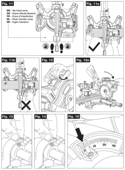 trend T18S MS184S2 184mm 18V 5 0Ah Li Ion TXLi Cordless Double Bevel Mitre Saw - fig6