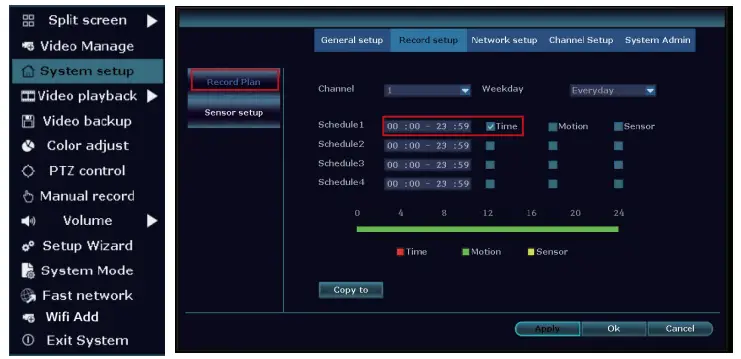 Time scheduled Record