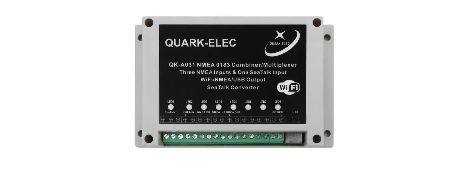 Quark-elec Qk-a031 Nmea 0183 Multiplexer With Seatalk1 Converter + Wifi User Manual Quark-elec Qk-a031 Nmea 0183 Multiplexer With Seatalk1 Converter + Wifi User Manual