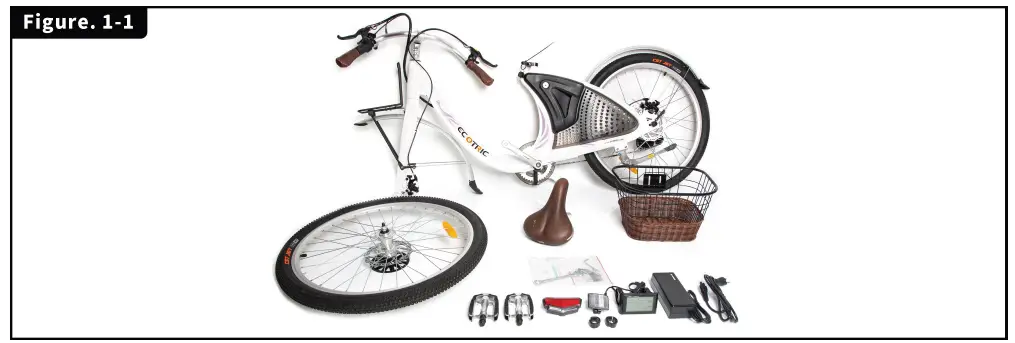 ECOTRIC- LAK26LCD-W -Lark Electric -City -Bike- 1