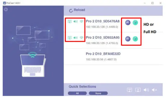 EZCAST PD10 Pro Dongle II - Broadcasting 4