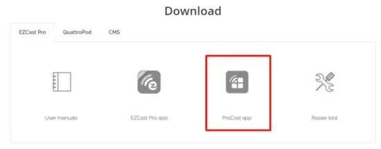 EZCAST PD10 Pro Dongle II - Broadcasting