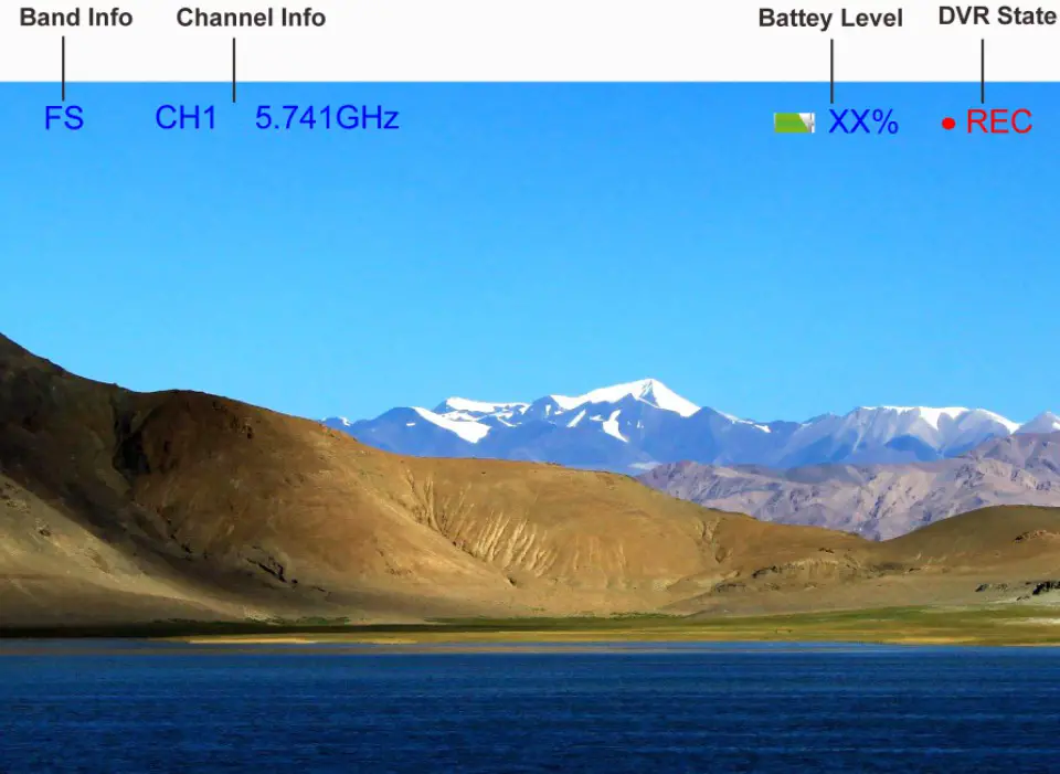 FAT SHARK Scout FPV Drone Racing Goggles Scout Headset BAND INFO