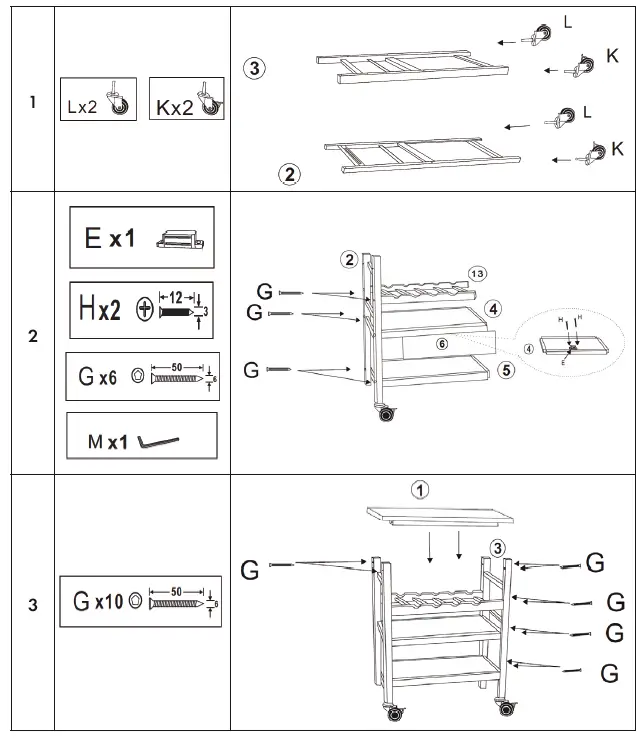 KLARSTEIN -10028589 -Louisiana -Serving -Trolley -3