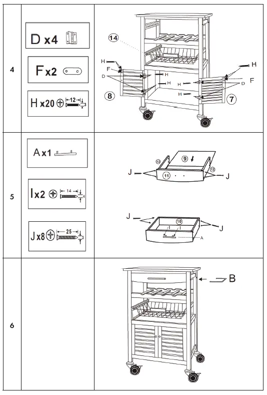 KLARSTEIN -10028589 -Louisiana -Serving -Trolley -4
