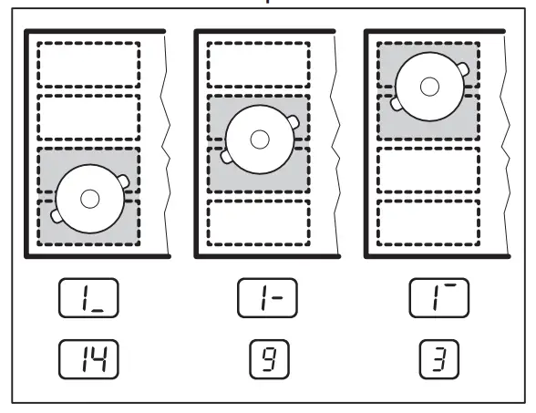Heat setting display
