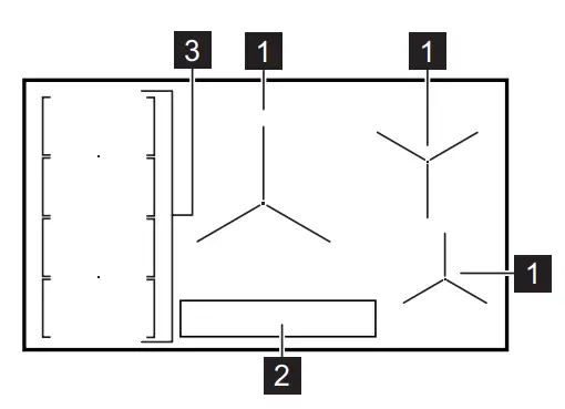 Cooking surface layout