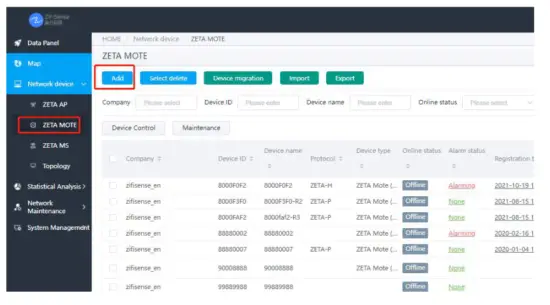 ZiFiSense MTZT-IN01 ZETA Mote Low-Power Wide Area Networks -Device