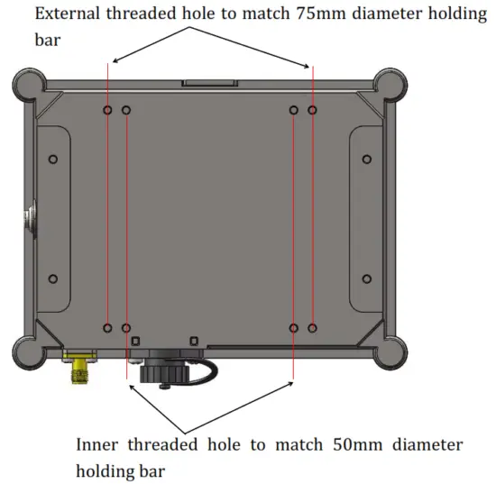 ZiFiSense MTZT-IN01 ZETA Mote Low-Power Wide Area Networks -Holding bar