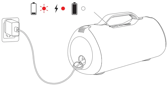 BOOMPODS PHYTHM60 Bluetooth Speaker - charging