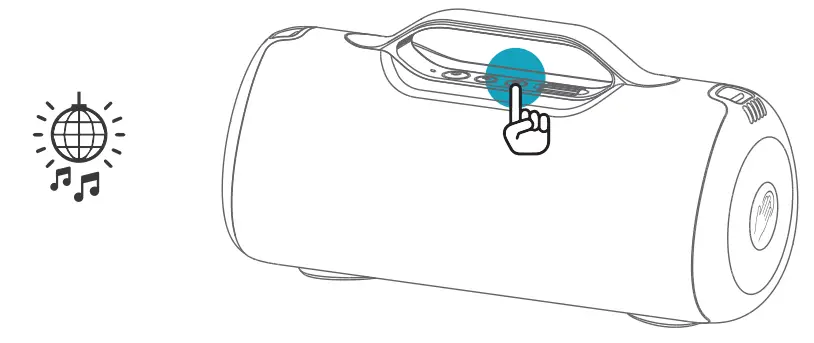 BOOMPODS PHYTHM60 Bluetooth Speaker - lights