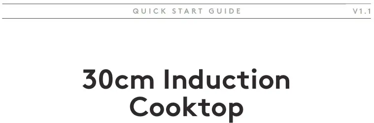 INALTo ICI302K 30cm Induction Cooktop User Guide