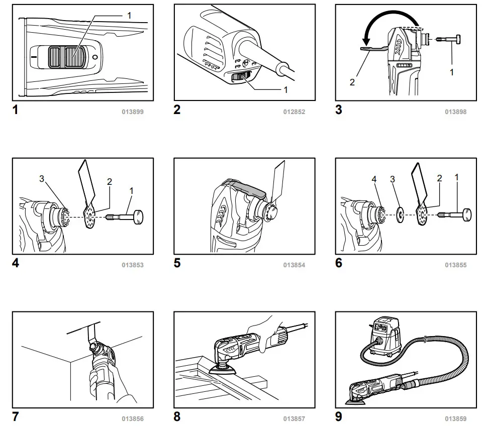 makita TM3010C Multi Tool 320W Multifunctional Sander - figure 1