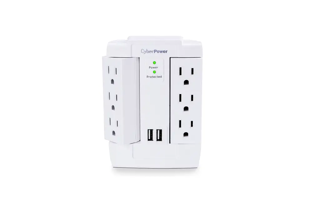 Cyberpower Csp600wsurc2 6-outlet Surge Protector With 2 Usb Ports User Manual Cyberpower Csp600wsurc2 6-outlet Surge Protector With 2 Usb Ports User Manual