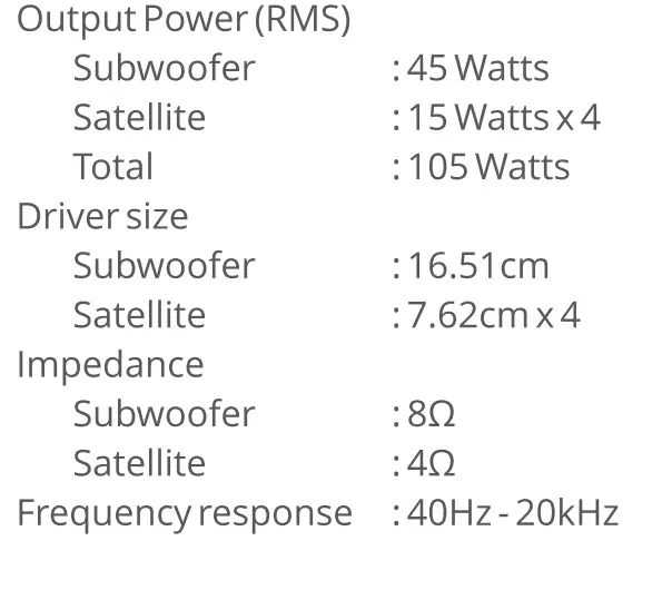 ZEBRONICS ZEB-RAINBOW 400 4.1 Multimedia Speaker 4