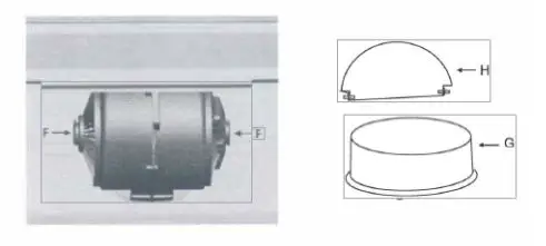 kleenmaid RHSO91 90cm Slide out Rangehood - Description of Parts 2