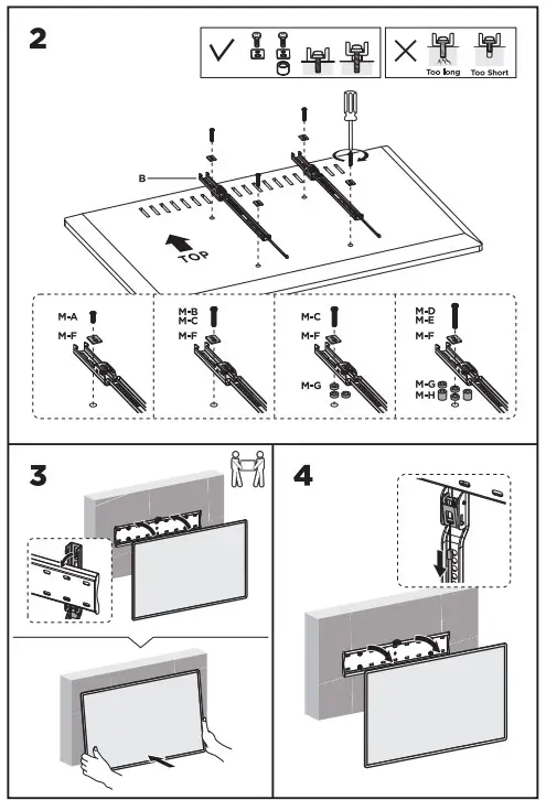 NorStone SLIMLED 3265 TV Wall Mount - Figure 2