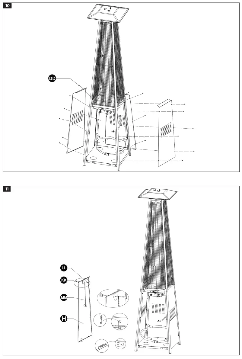 anslut 014465 Gas Patio Heater - fig5