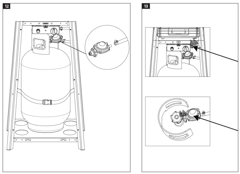 anslut 014465 Gas Patio Heater - fig6