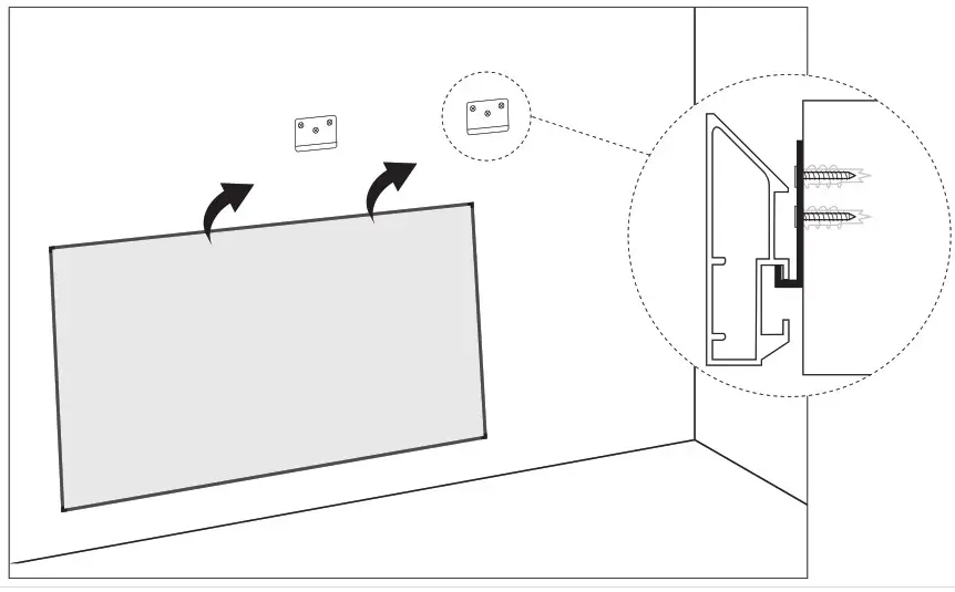 amazonbasics Projector Screen - assemble step18