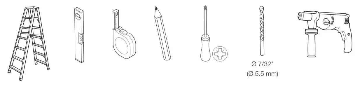 amazonbasics Projector Screen - needs tools