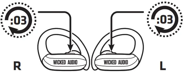 WICKED AUDIO RAEN True Wireless Earbuds - FIg 4