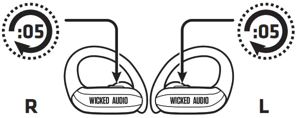 WICKED AUDIO RAEN True Wireless Earbuds - FIg 5