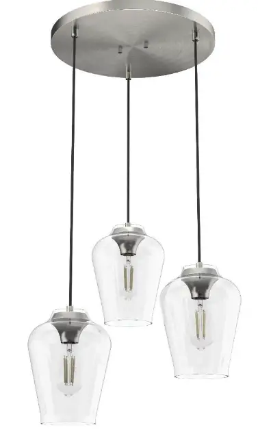 Hunter-19727-Vidria-3-Light-Cluster-Pendant-product-image