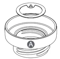munchkin MKFE0769-01 98 Degree Digital Bottle Warmer - Adapter A (with Gasket) for