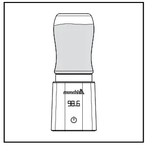 munchkin MKFE0769-01 98 Degree Digital Bottle Warmer - approximately