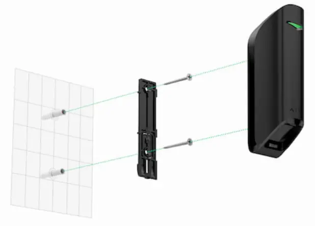 AJAX 13268 MotionProtect Curtain Wireless Outdoor Motion Detector - fig7