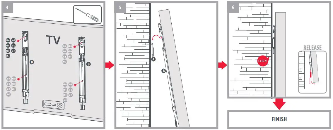 ONE-FOR-ALL-WM6619-Ultra-Slim-Wall-Mount-FIG-3