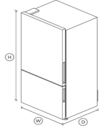FISHER PAYKEL RF170BLPW6 N Freestanding Refrigerator-1