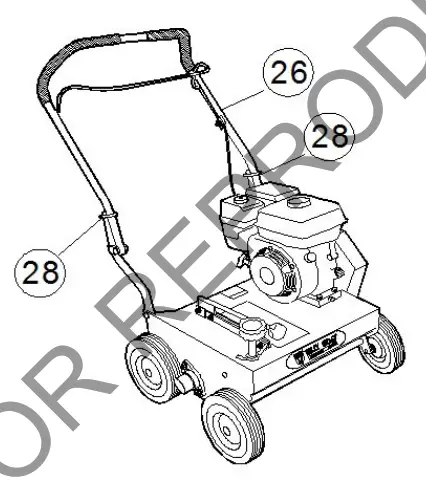BILLY GOAT CR550HC Compact Power Rake - fig 2=3