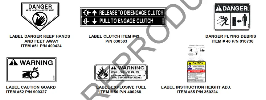 BILLY GOAT CR550HC Compact Power Rake - fig