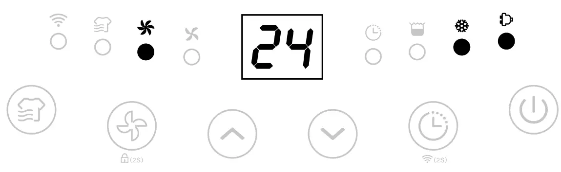 eeese 2502 Dehumidifier Emil - Defrost Indicator