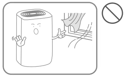 eeese 2502 Dehumidifier Emil - Placement 1