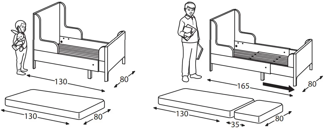 IKEA 702 743 41 Children s Sleep 3 Plus years Beds - Fig 1